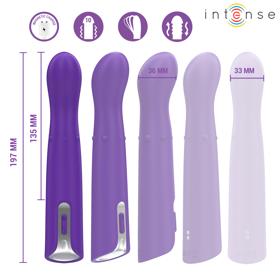 INTENSE - HELENA BEADS UP & DOWN WIGGLE VIBRATOR 13.5 CM - Bild 5