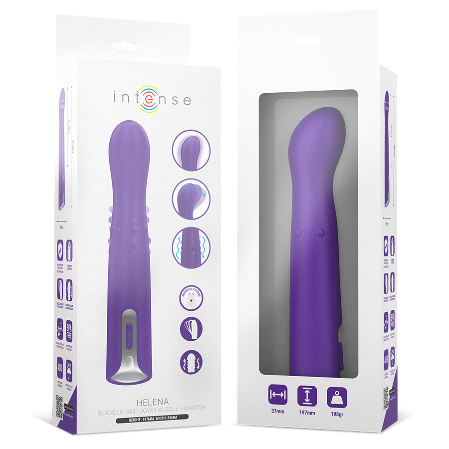 INTENSE - HELENA BEADS UP & DOWN WIGGLE VIBRATOR 13.5 CM - Bild 3