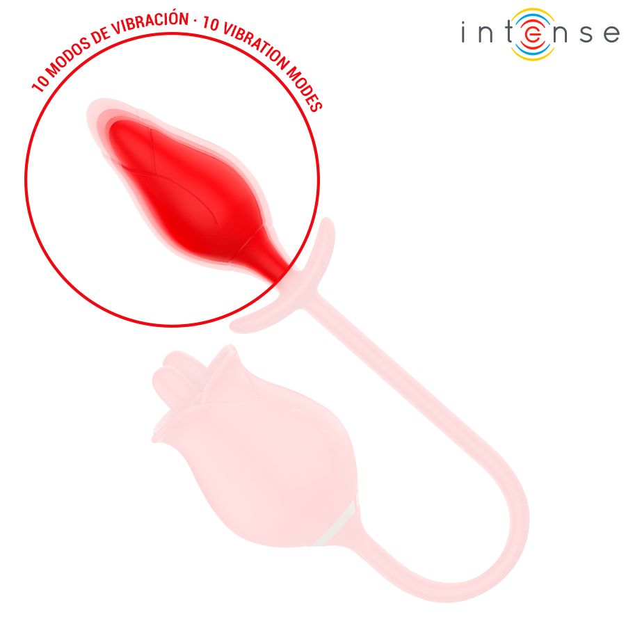 INTENSE - MELANIE DOUBLE CLITORIS STIMULATOR WITH ZIGZAG TONGUE - Bild 7