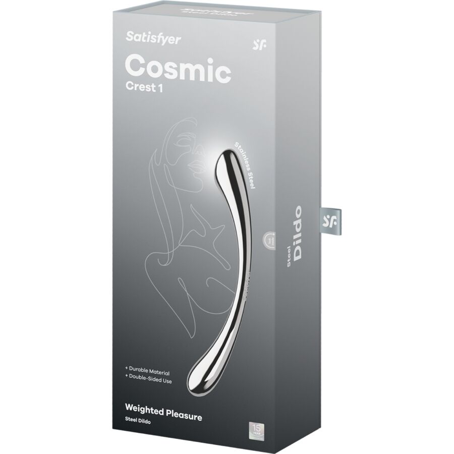 SATISFYER - COSMIC CREST 1 STAINLESS STEEL DOUBLE-ENDED DILDO - Bild 5