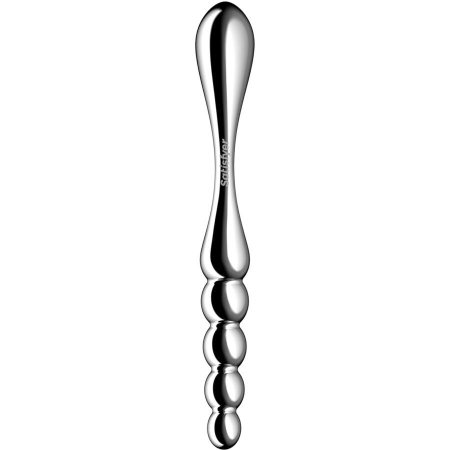 SATISFYER - STAR FORCE 1 STAINLESS STEEL DOUBLE-ENDED DILDO - Bild 4