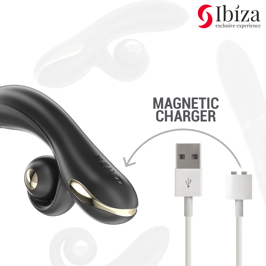 IBIZA - TWISTER VIBRATOR WITH CURVE STIMULATOR AND VIBRO-ROTATION - Bild 6