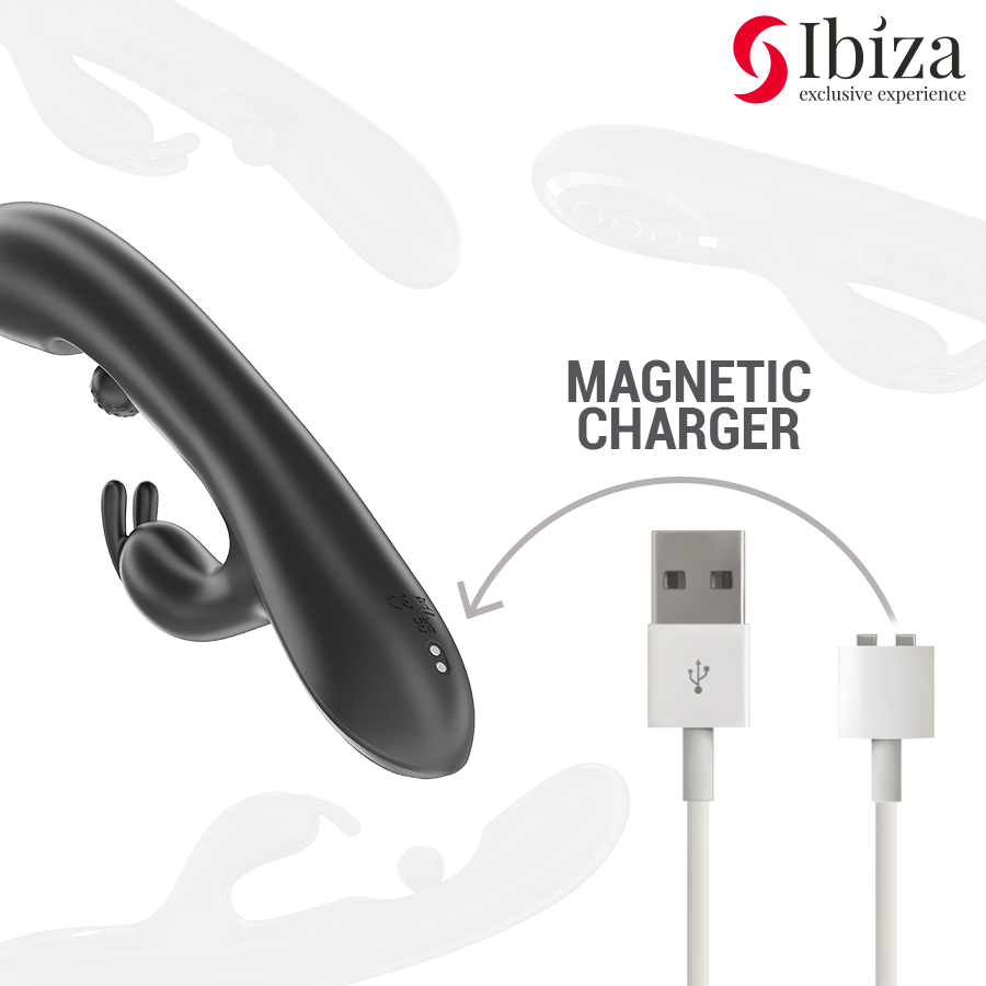 IBIZA - POWERFUL RABBIT VIBRATOR WITH MASSAGING ROLLING PEARL - Bild 6