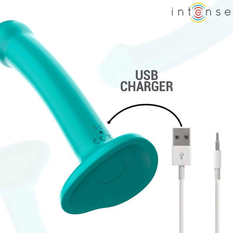 INTENSE - KATIE VIBRATOR WITH SUCTION CUP 10 VIBRATIONS BLUE REMOTE CONTROL - Bild 7