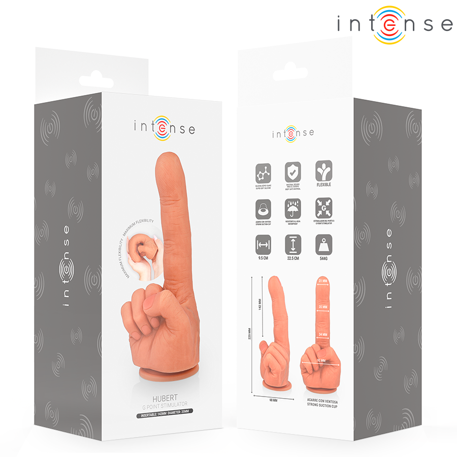 INTENSE - HUBERT G-SPOT STIMULATOR FLEXIBLE HAND 14.2 CM - Bild 6