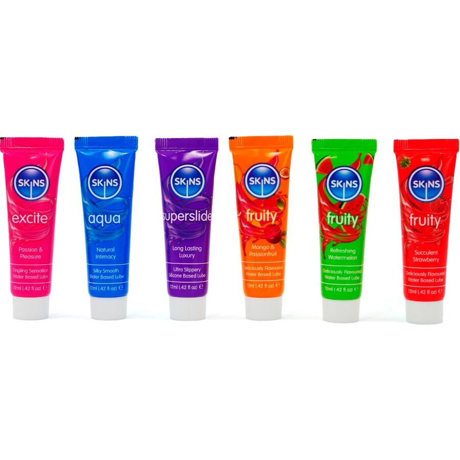 SKINS - VITAL & FRUITY LUBES KIT LUBRICANTS 6 x 12 ML - Bild 2