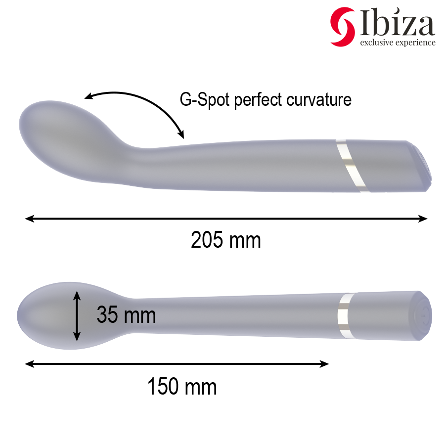 IBIZA - G-SPOT VIBRATOR 10 VIBRATIONS RECHARGEABLE - Bild 5