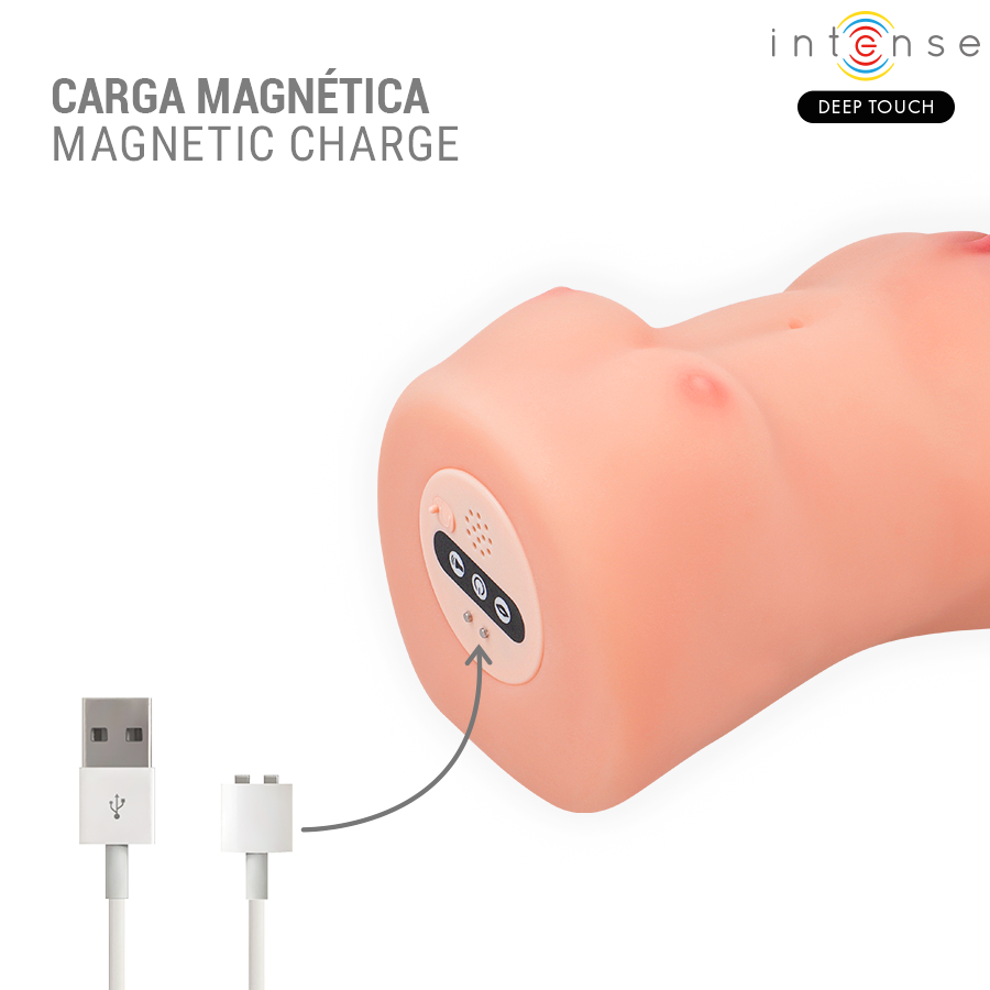 INTENSE DEEP TOUCH - CATHERINE VIBRATOR & SUCTION MASTURBATOR WITH VOICE - Bild 8