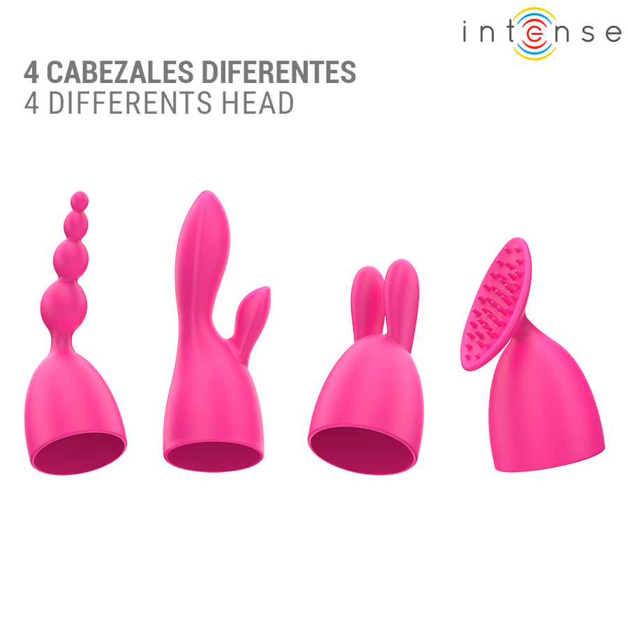 INTENSE - CHER VIBRATOR WITH 20 PATTERNS AND INTERCHANGEABLE HEADS - Bild 7