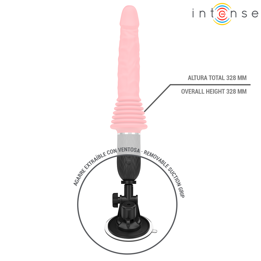 INTENSE - CYNTHIA REMOTE CONTROL THRUSTING VIBRATOR WITH HEAT - Bild 4