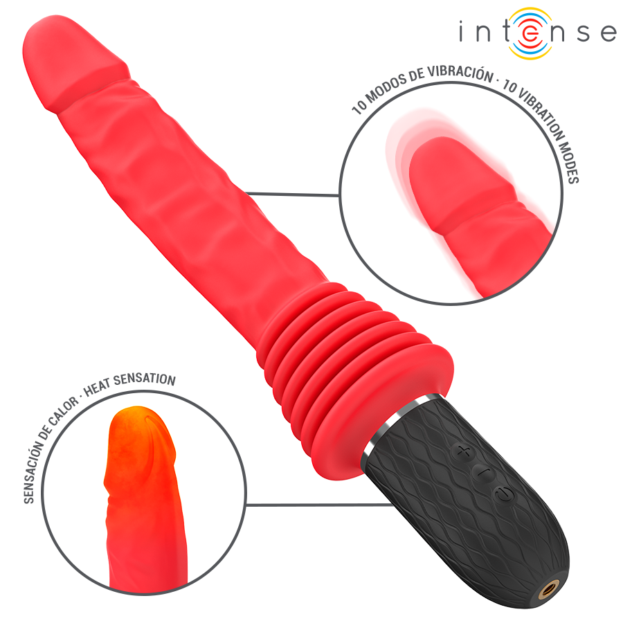 INTENSE - CYNTHIA REMOTE CONTROL THRUSTING VIBRATOR WITH HEAT - Bild 7