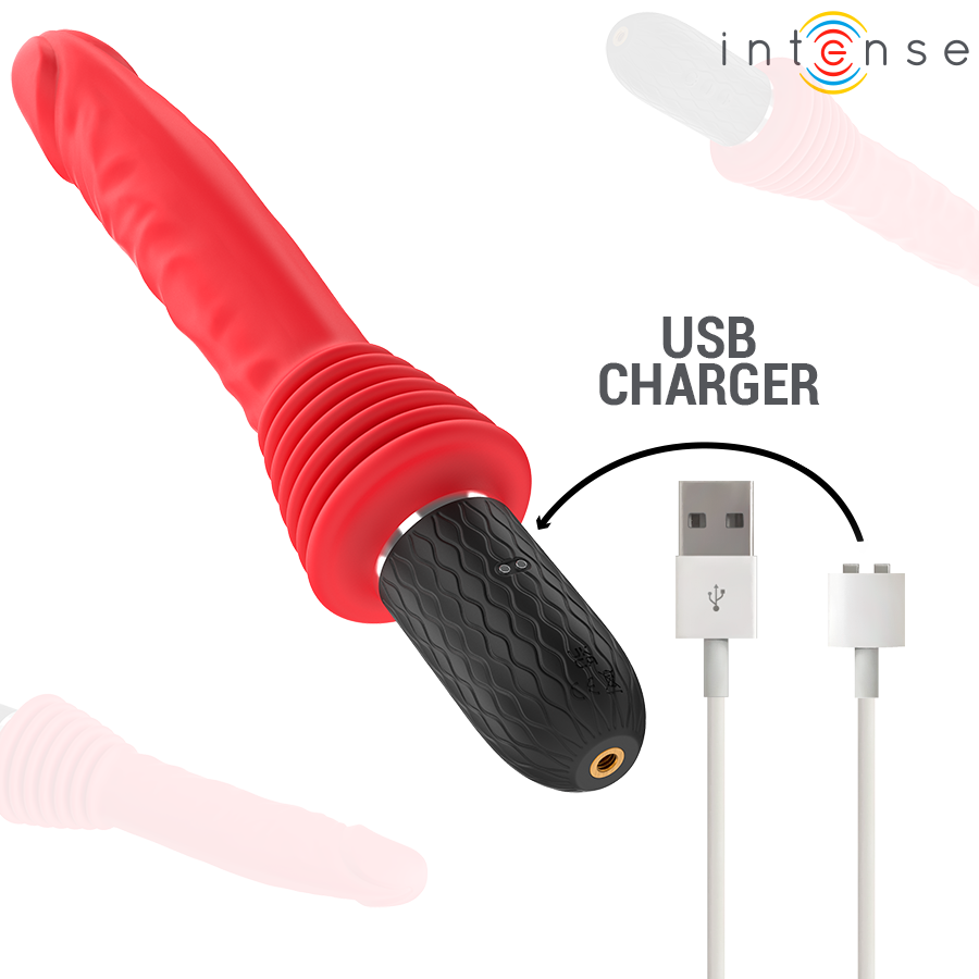 INTENSE - CYNTHIA REMOTE CONTROL THRUSTING VIBRATOR WITH HEAT - Bild 6