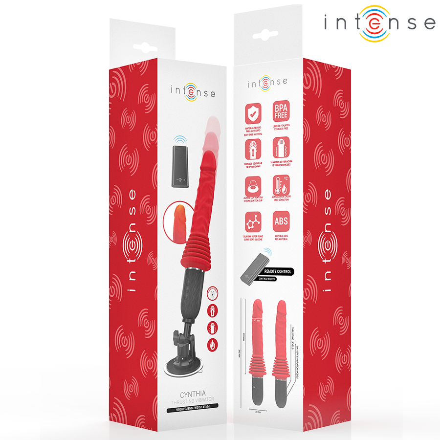 INTENSE - CYNTHIA REMOTE CONTROL THRUSTING VIBRATOR WITH HEAT - Bild 8