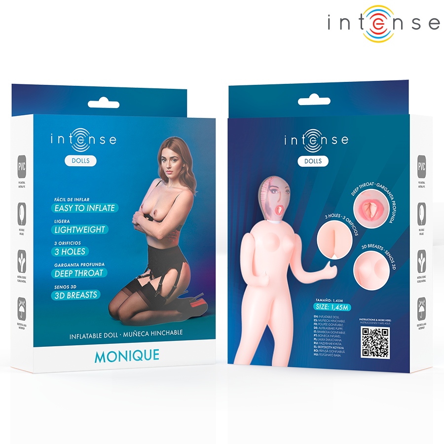 INTENSE DOLLS - MONIQUE INFLATABLE DOLL WITH THREE ORIFICES - Bild 4