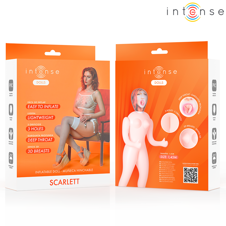 INTENSE DOLLS - SCARLETT INFLATABLE DOLL WITH THREE ORIFICES - Bild 3