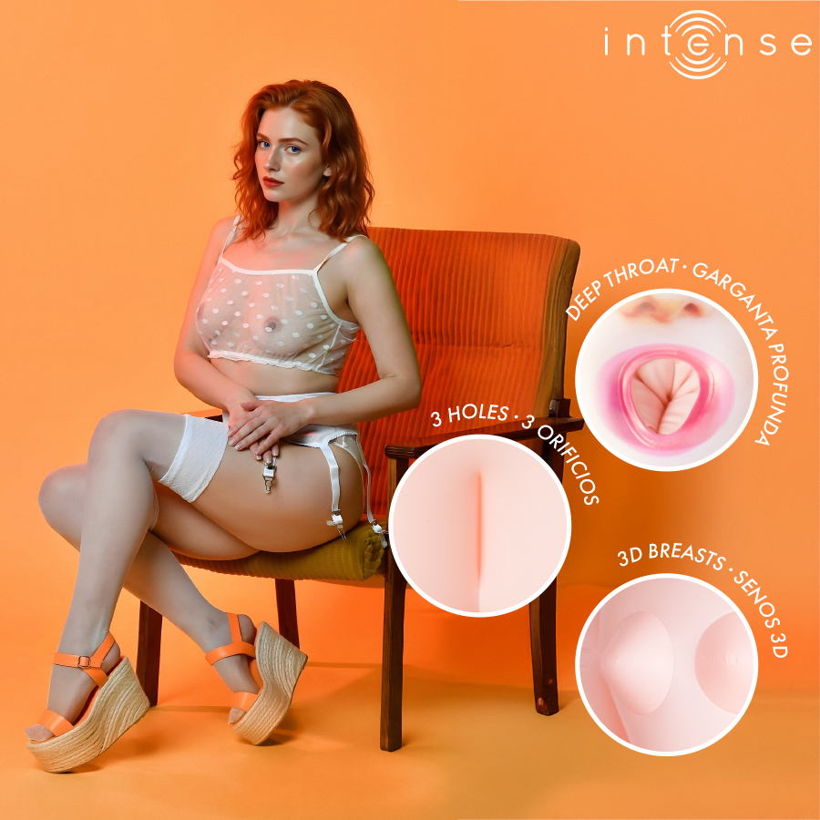 INTENSE DOLLS - SCARLETT INFLATABLE DOLL WITH THREE ORIFICES - Bild 4