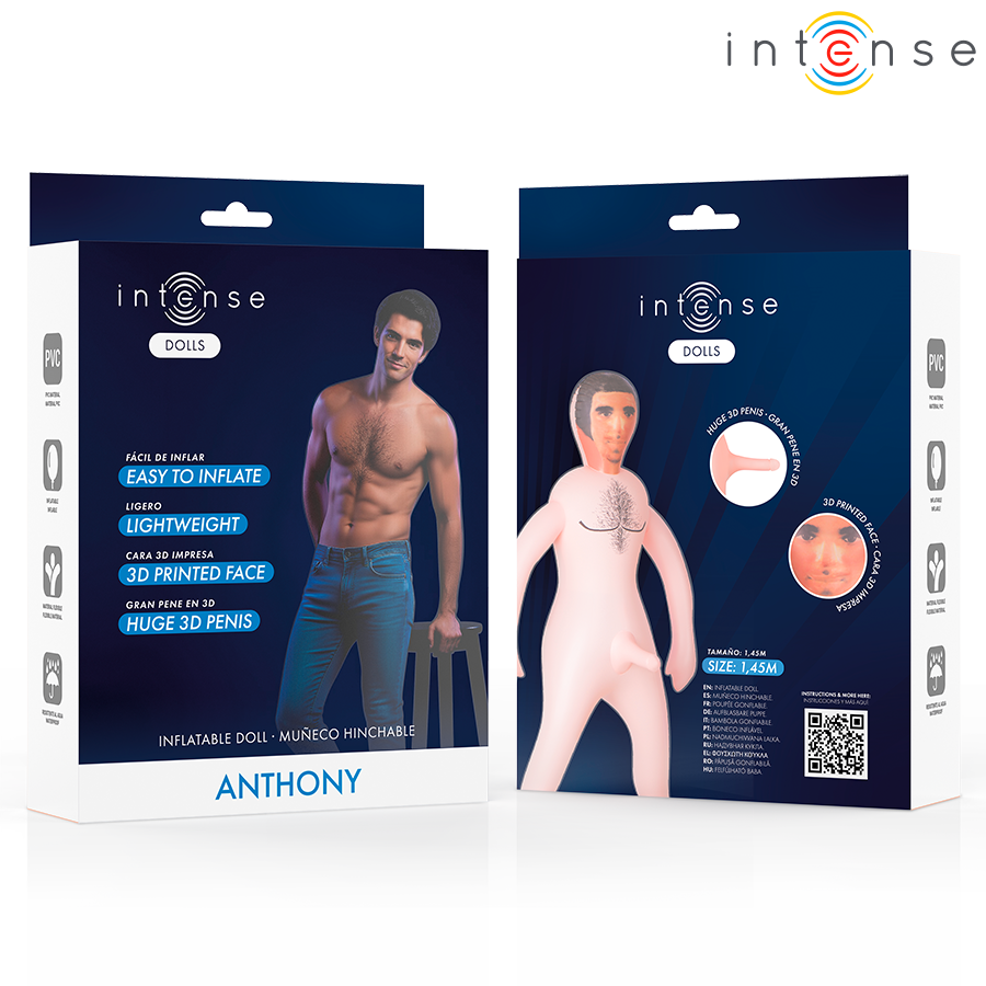 INTENSE DOLLS - ANTHONY INFLATABLE DOLL WITH 3D PENIS - Bild 4