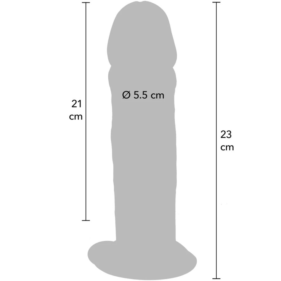 GET REAL - DELUXE THICK DOUBLE-DENSITY TPE DONG 23 CM - Bild 2