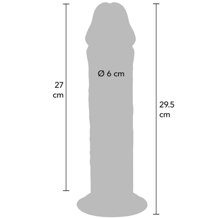 GET REAL - DELUXE THICK DOUBLE-DENSITY TPE DONG 29.5 CM - Bild 5