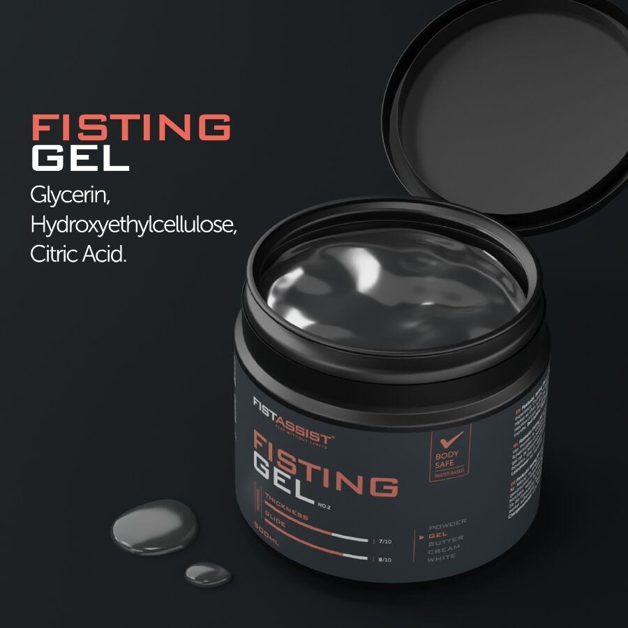 Alternative view of COBECO - FIST ASSIST FISTING GEL EXTRA-THICK WATER-BASED 500 ML