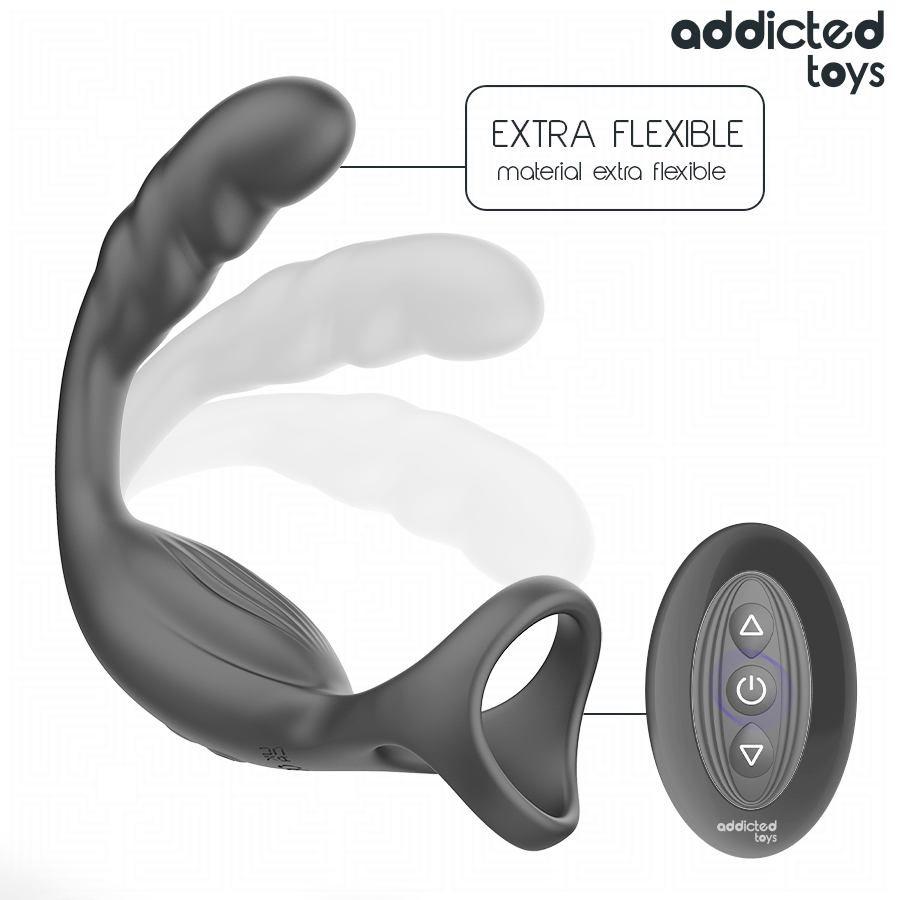 ADDICTED TOYS - DUAL PROSTATIC COCK RING REMOTE CONTROL - Bild 3
