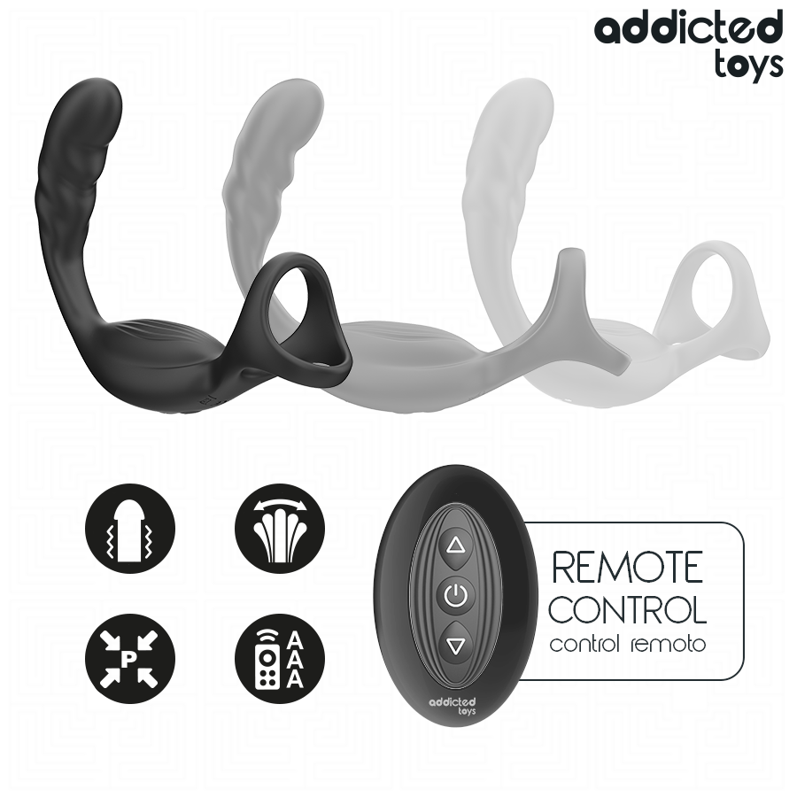 ADDICTED TOYS - DUAL PROSTATIC COCK RING REMOTE CONTROL - Bild 5