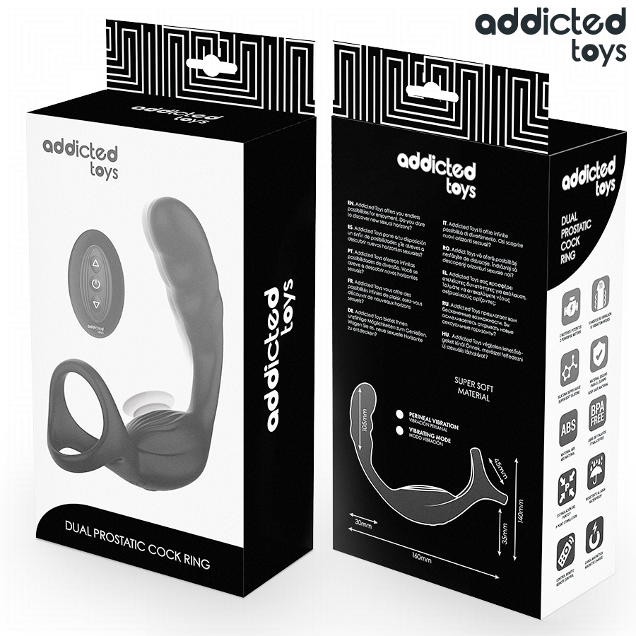 ADDICTED TOYS - DUAL PROSTATIC COCK RING REMOTE CONTROL - Bild 4