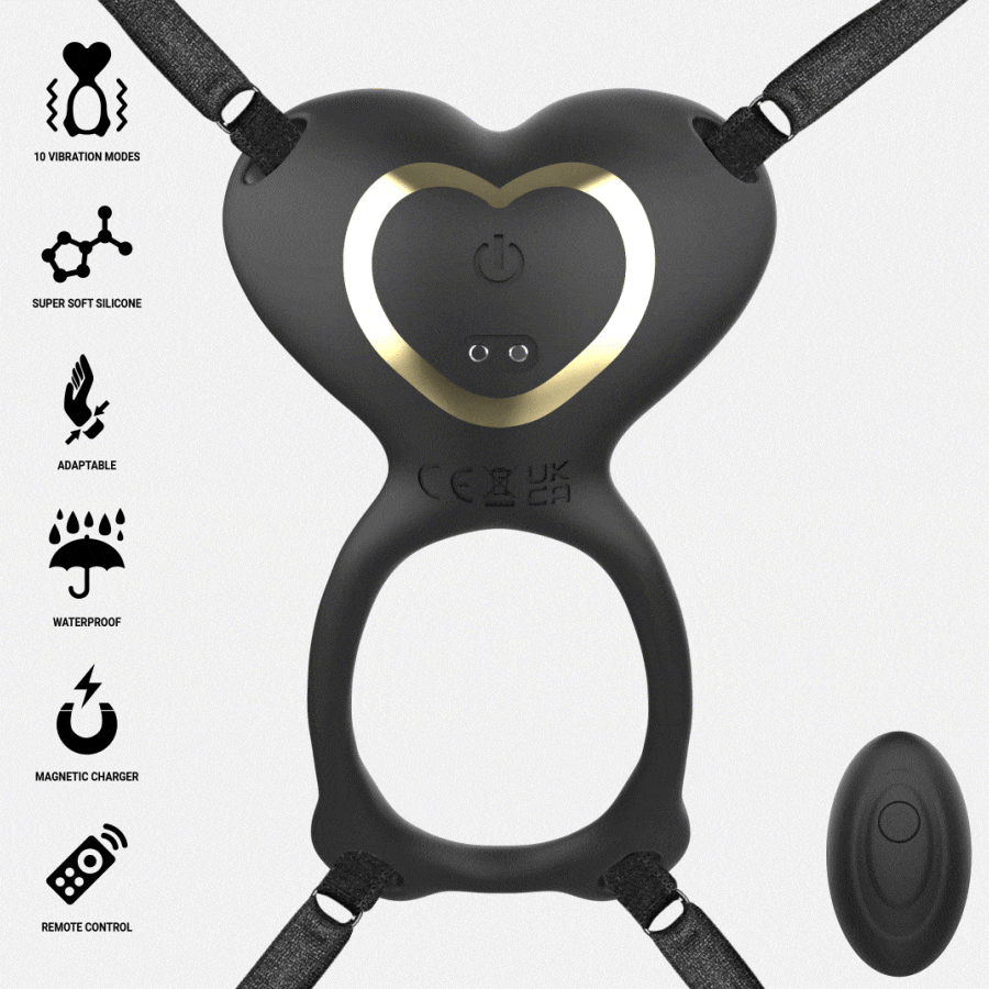 IBIZA - HEART PANTY COUPLE VIBRATOR REMOTE CONTROL - Bild 7