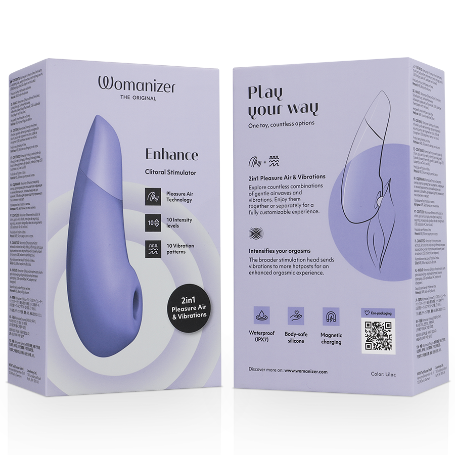 WOMANIZER - ENHANCE CLITORIAL STIMULATOR LILAC - Bild 5