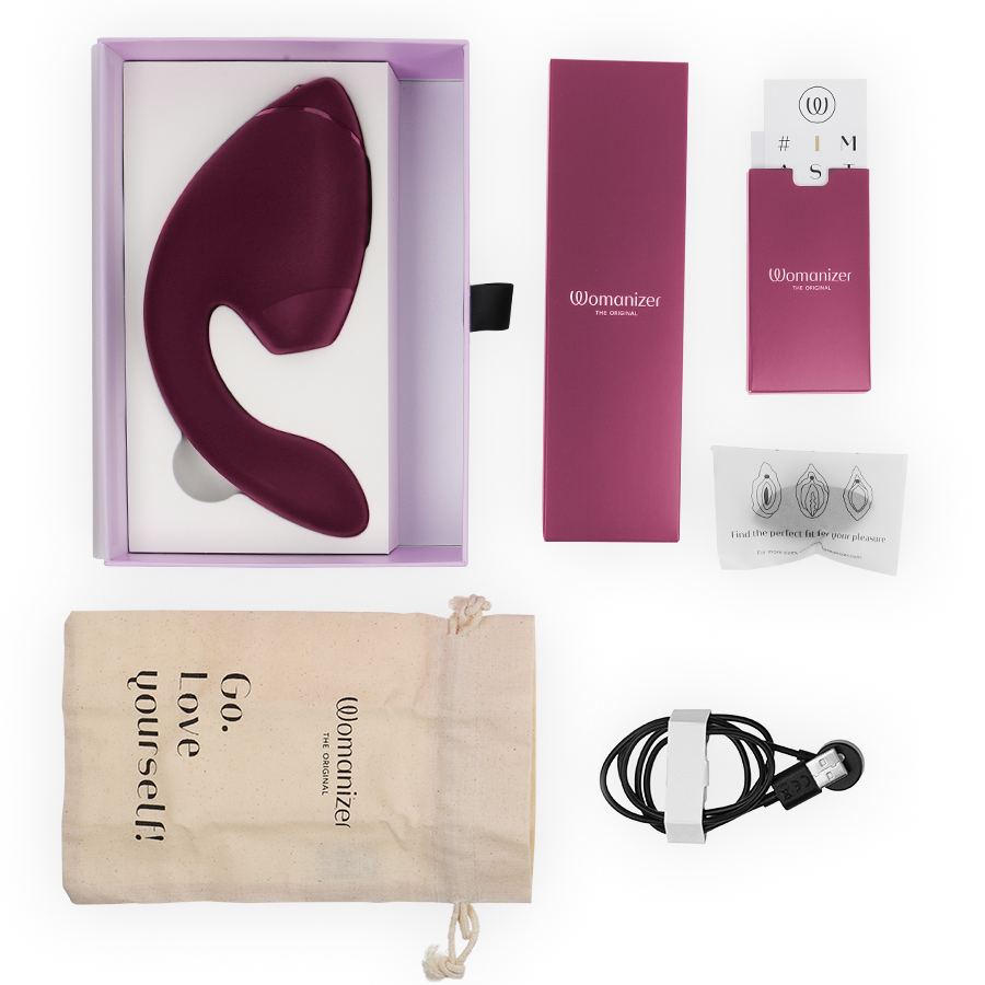 WOMANIZER - DUO NEXT DUAL CLITORAL & G-SPOT STIMULATOR DUSKY PINK - Bild 5
