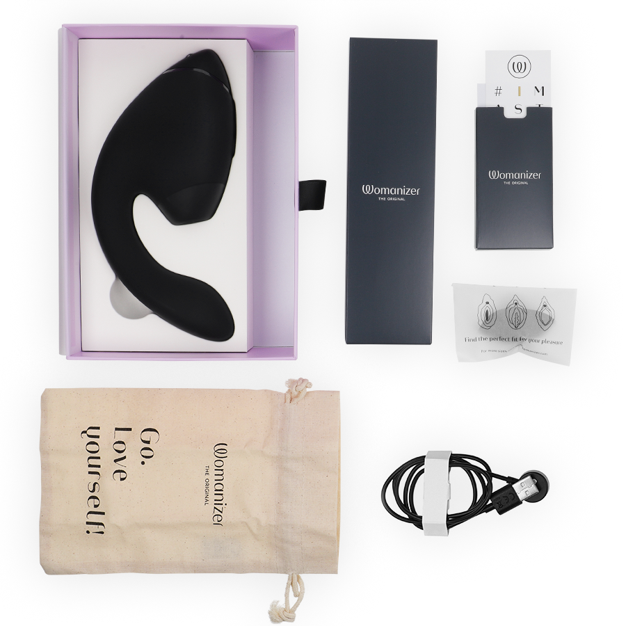 WOMANIZER - DUO NEXT DUAL CLITORAL & G-SPOT STIMULATOR BLACK - Bild 6