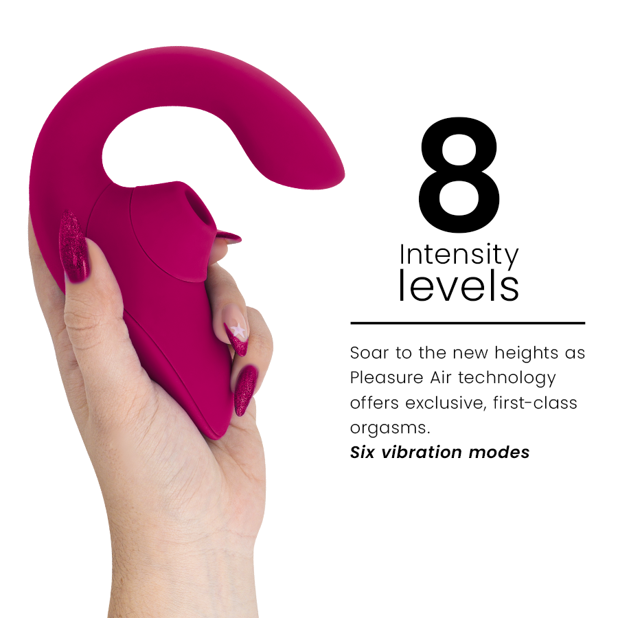 WOMANIZER - BLEND RABBIT VIBRATOR STIMULATOR VIBRANT PINK - Bild 5