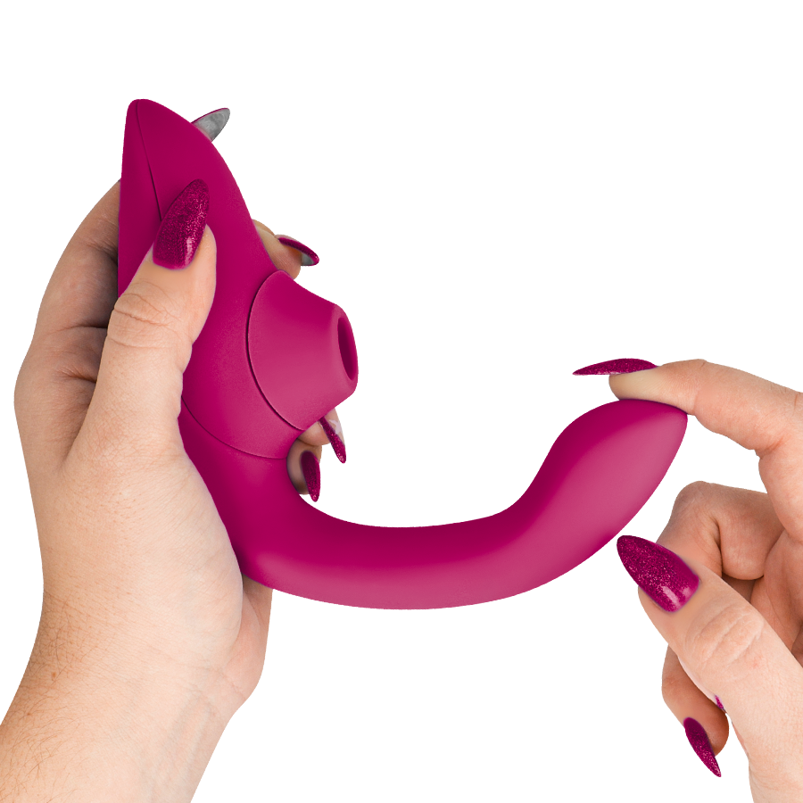 WOMANIZER - BLEND RABBIT VIBRATOR STIMULATOR VIBRANT PINK - Bild 4
