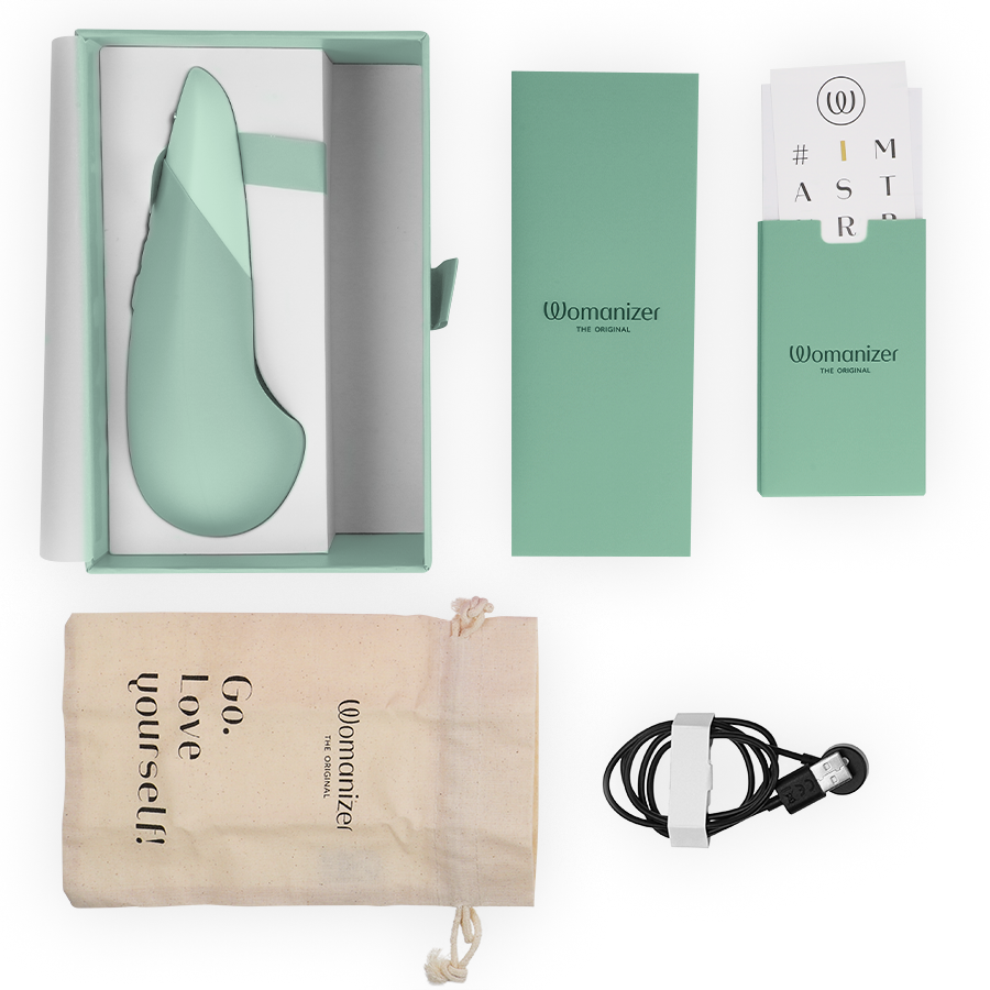 WOMANIZER - VIBE LAY-ON SILENT VIBRATOR SAGE - Bild 6