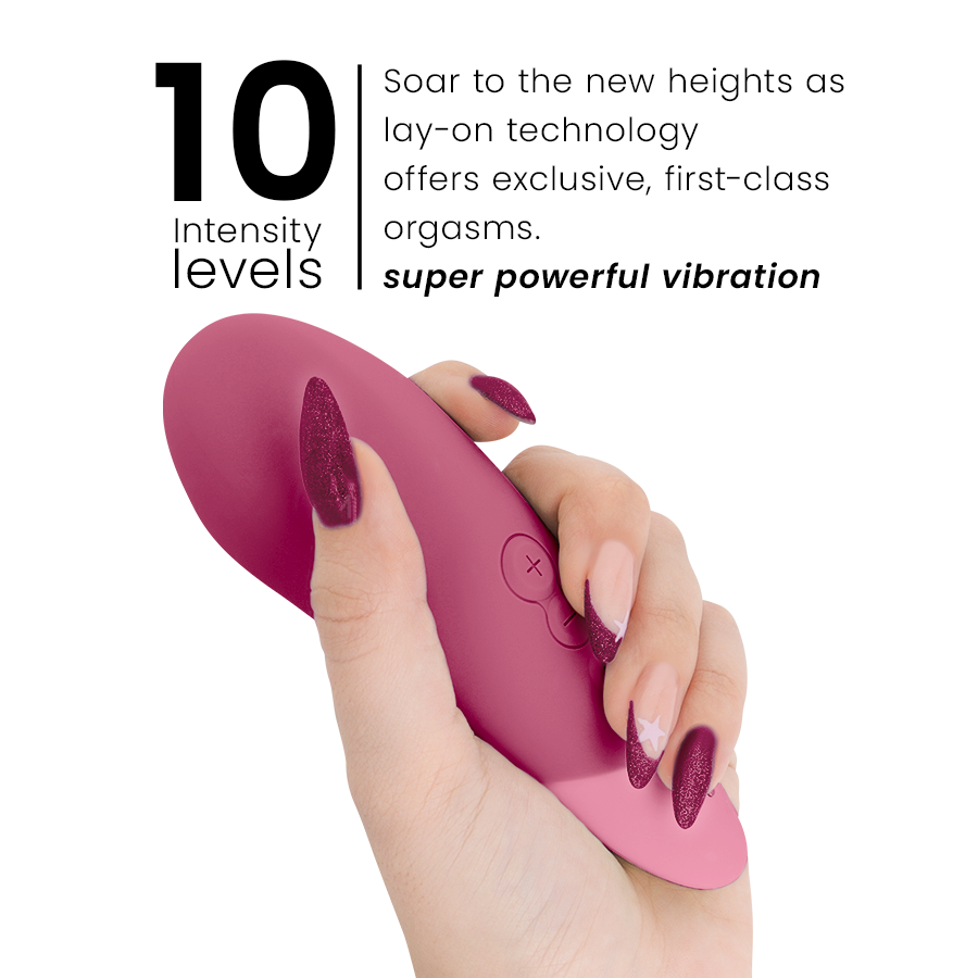 WOMANIZER - VIBE LAY-ON SILENT VIBRATOR DUSKY PINK - Bild 5