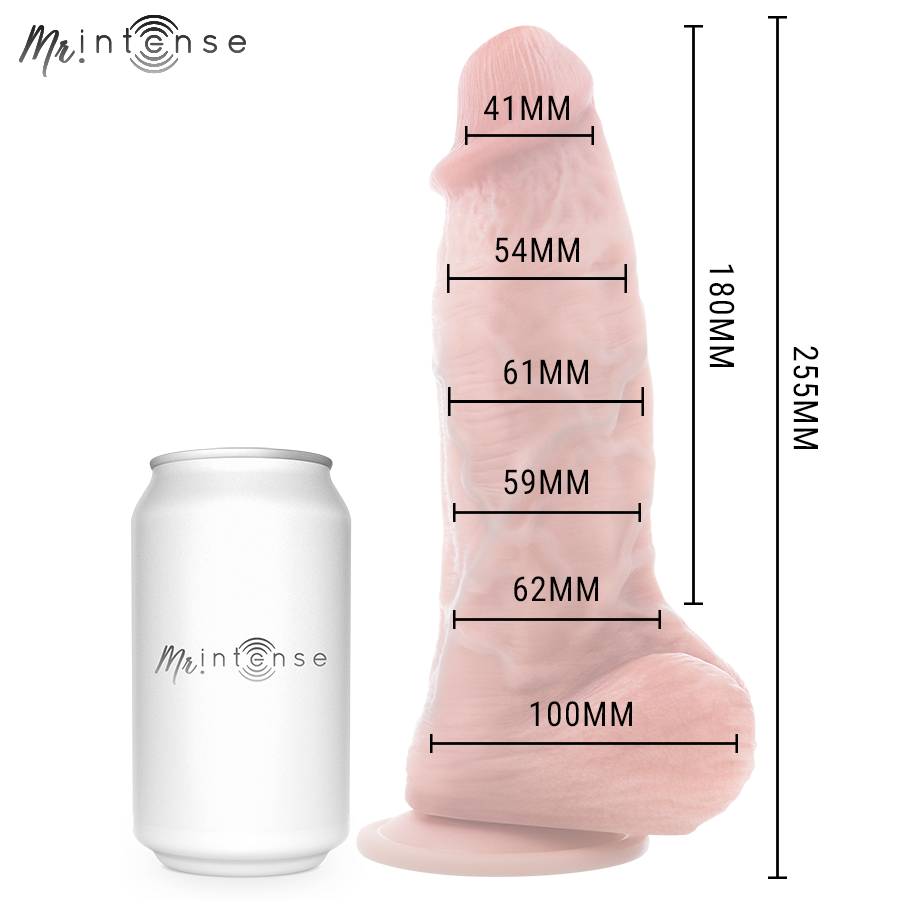 Alternative view of MR INTENSE - BIG PENIS SPENCER SILICONE DILDO 25.5 CM -Ø- 6.2 CM