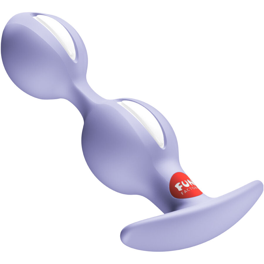 Alternative view of FUN FACTORY - B-BALLS DUO ANAL PLUG PURPLE