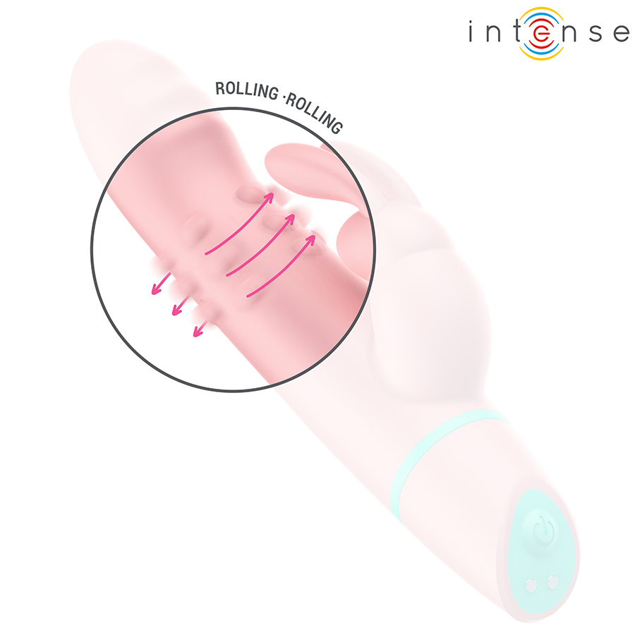 INTENSE - ALVIN RABBIT STIMULATOR & ROLLING VIBRATOR + OSCILLATING - Bild 5