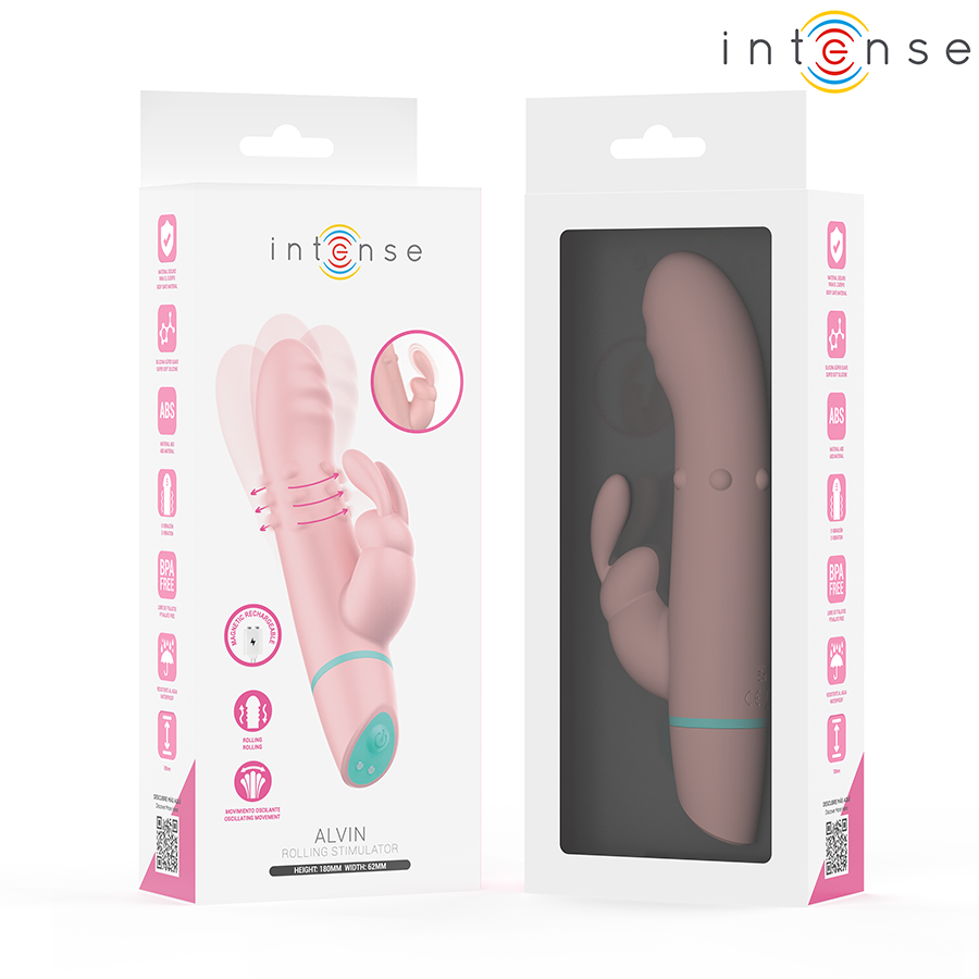 INTENSE - ALVIN RABBIT STIMULATOR & ROLLING VIBRATOR + OSCILLATING - Bild 3