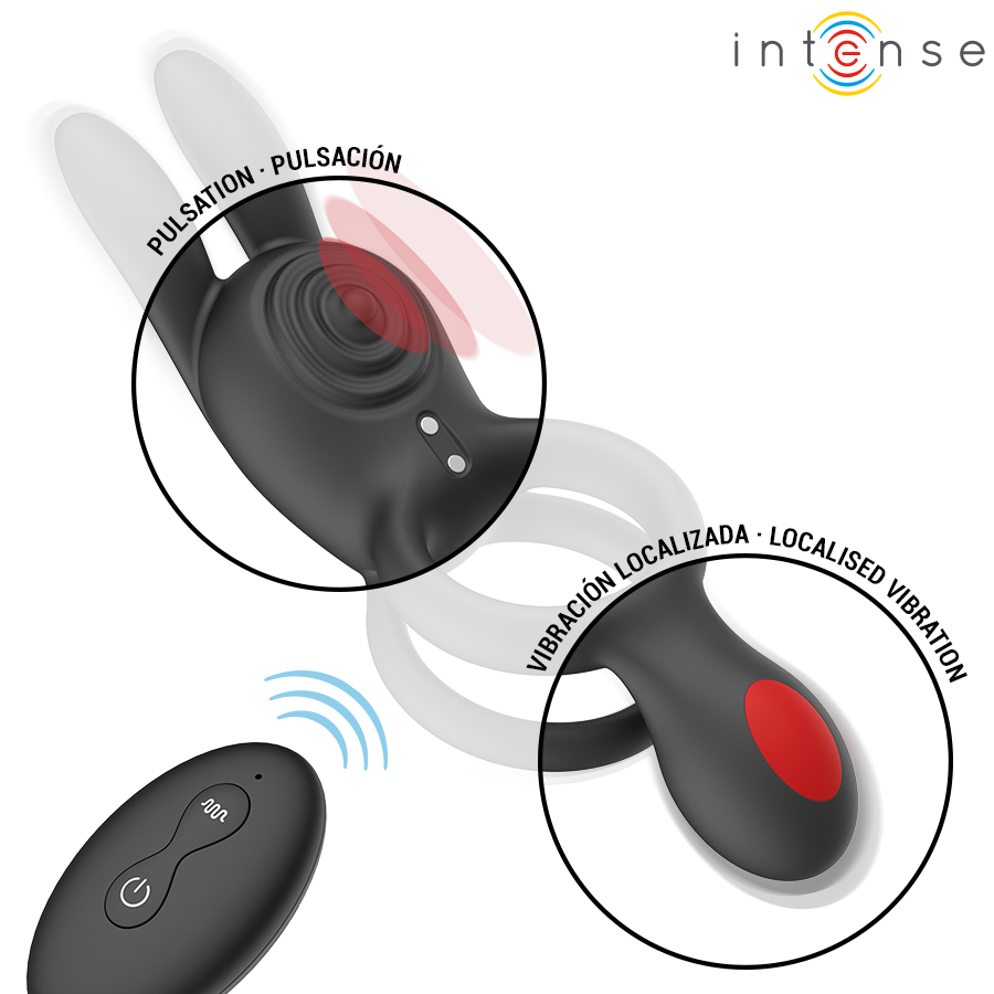 INTENSE - QUINN DOUBLE VIBRATION RING REMOTE CONTROL - Bild 6