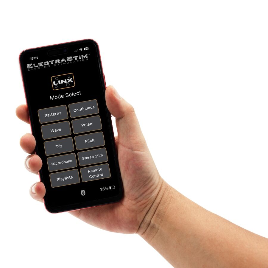 Alternative view of ELECTRASTIM - LINX DUAL-CHANNEL ELECTRO STIMULATOR WITH APP & REMOTE CONTROL