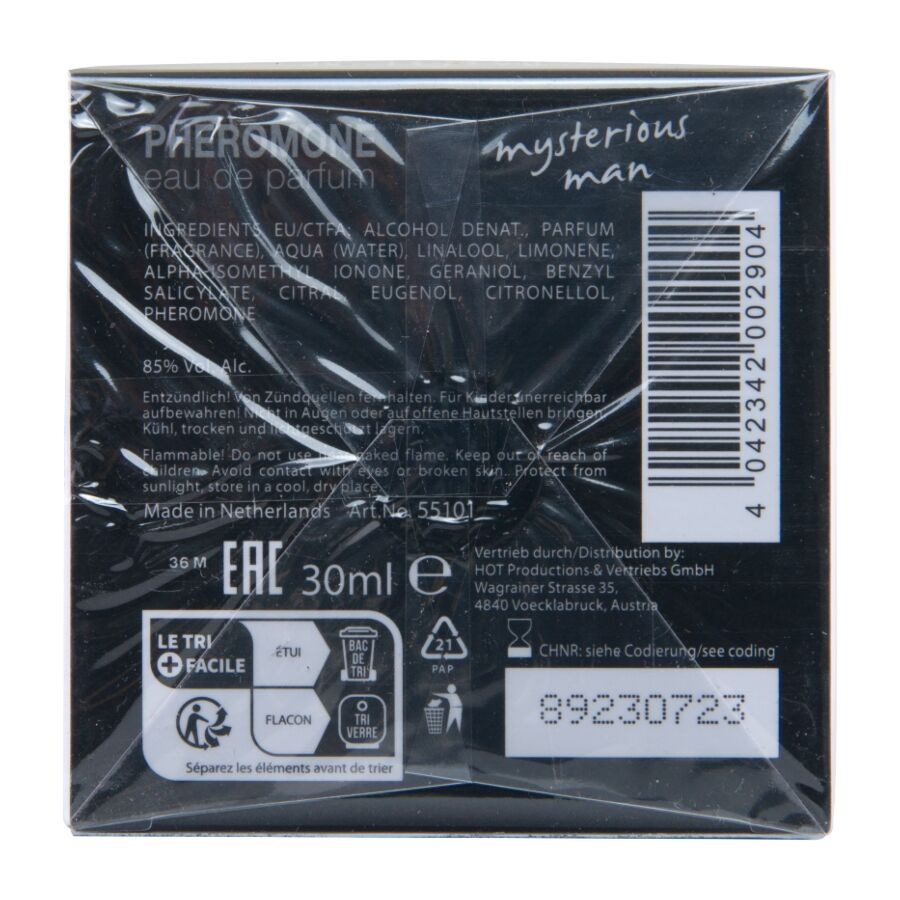 HOT - PHEROMONE PERFUME LONDON MYSTERIOUS MAN 30 ML - Bild 6