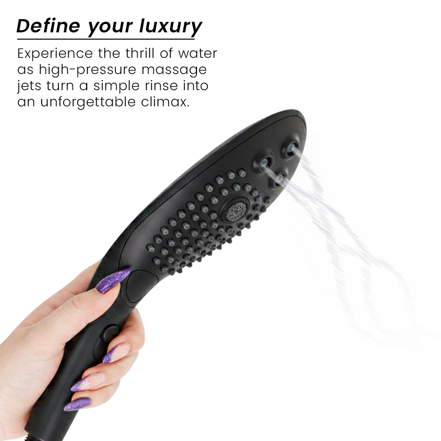WOMANIZER - WAVE CLITORAL STIMULATING SHOWER HEAD BLACK - Bild 3
