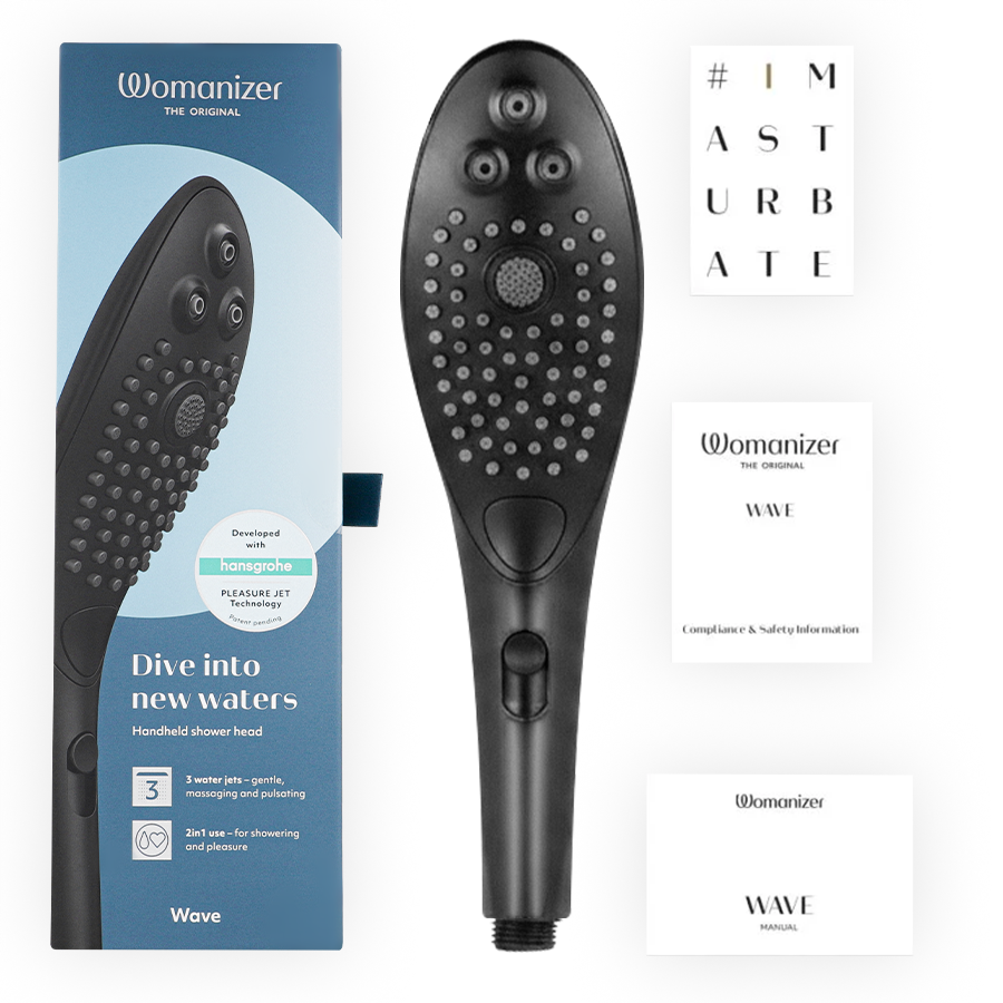 WOMANIZER - WAVE CLITORAL STIMULATING SHOWER HEAD BLACK - Bild 6