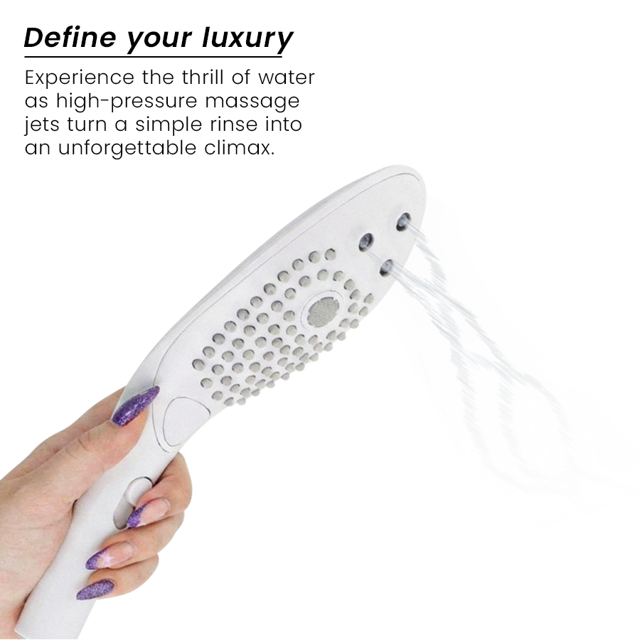 WOMANIZER - WAVE CLITORAL STIMULATING SHOWER HEAD WHITE - Bild 5