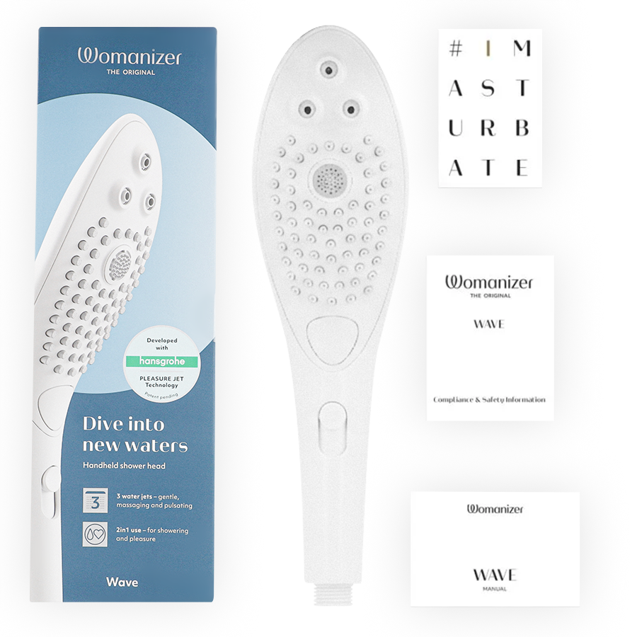 WOMANIZER - WAVE CLITORAL STIMULATING SHOWER HEAD WHITE - Bild 6
