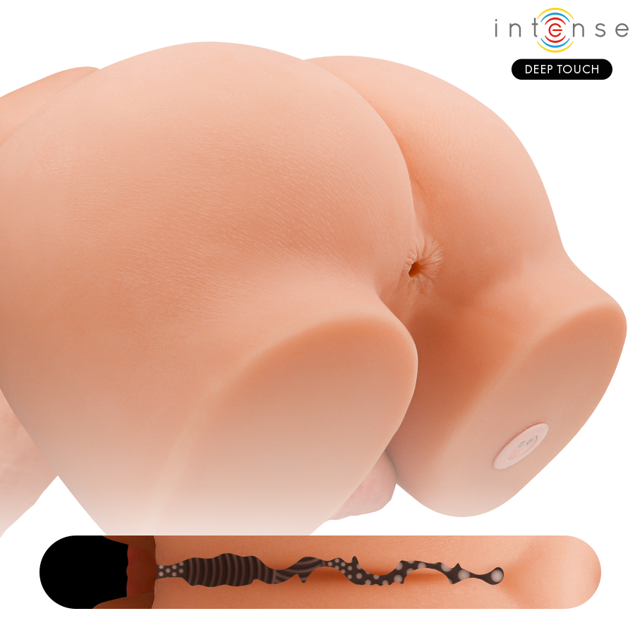 INTENSE DEEP TOUCH - RICHIE TORSO WITH ANUS AND REALISTIC DILDO WITH PUSHING AND VIBRATION REMOTE CONTROL 4.7 KG - Bild 3