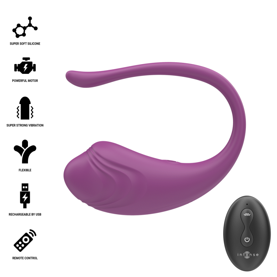 INTENSE - OLIVIA PURPLE VIBRATING EGG WITH REMOTE CONTROL - Bild 7
