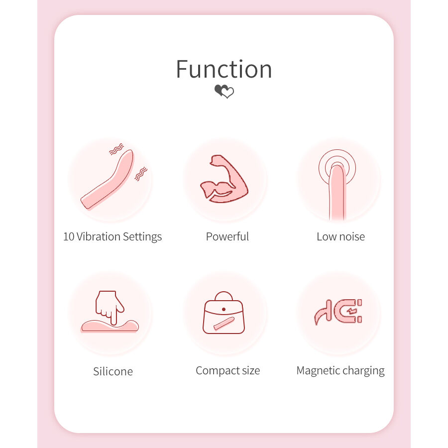 PRETTY LOVE - KISELL G-SPOT PINK VIBRATOR - Bild 4