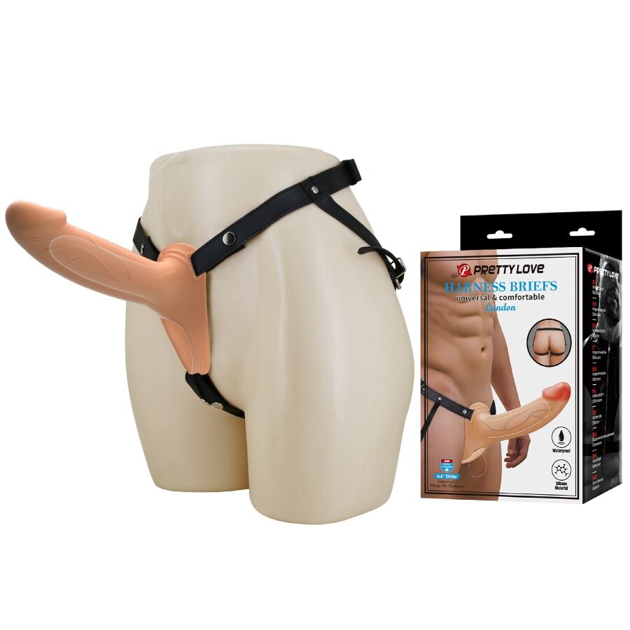 PRETTY LOVE - LANDON LIGHT-SKIN VIBRATING STRAP-ON - Bild 9